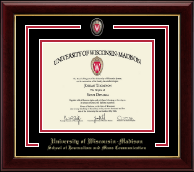 University of Wisconsin Madison diploma frame - Spirit Shield Curriculum Edition Diploma Frame in Gallery