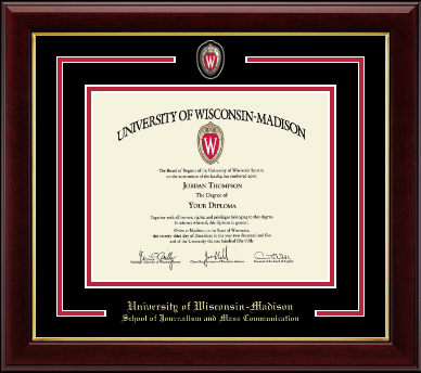 University of Wisconsin Madison diploma frame - Spirit Shield Curriculum Edition Diploma Frame in Gallery