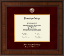 Brooklyn College Presidential Masterpiece Diploma Frame in Madison