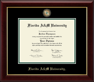 Florida A&M University diploma frame - Masterpiece Medallion Diploma Frame in Gallery
