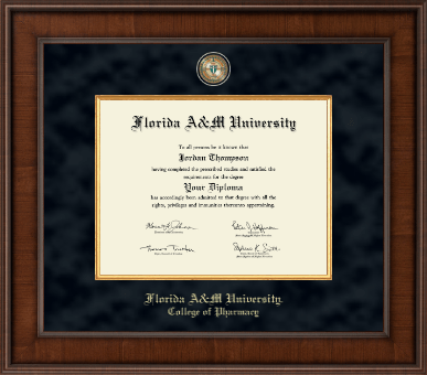 Florida A&M University diploma frame - Presidential Masterpiece Diploma Frame in Madison