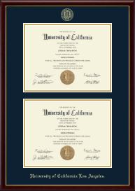 Double Diploma Frame