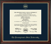 Pennsylvania State University diploma frame - Gold Embossed Diploma Frame in Studio Gold