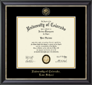 University of Colorado diploma frame - Masterpiece Medallion Diploma Frame in Noir