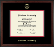 Edinboro University Gold Embossed Diploma Frame in Studio Gold