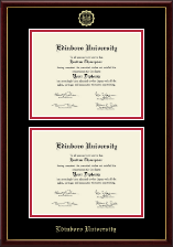 Edinboro University Double Document Diploma Frame in Galleria