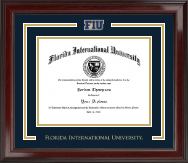 Florida International University diploma frame - Spirit Medallion Diploma Frame in Encore