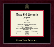 Texas Tech University diploma frame - Gold Embossed Diploma Frame in Cordova