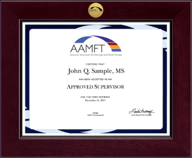 American Association for Marriage and Family Therapy certificate frame - Century Gold Engraved Certificate Frame in Cordova