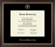University of South Florida diploma frame - Gold Embossed Diploma Frame in Studio Gold