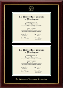 Double Diploma Frame