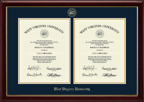 Double Diploma Frame
