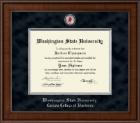 Washington State University Presidential Masterpiece Diploma Frame in Madison