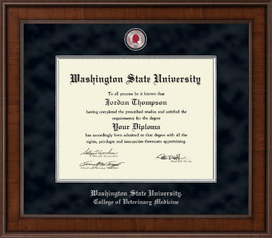 Washington State University diploma frame - Presidential Masterpiece Diploma Frame in Madison