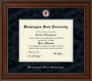 Washington State University diploma frame - Presidential Masterpiece Diploma Frame in Madison