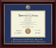 University of California Riverside diploma frame - Masterpiece Medallion Diploma Frame in Gallery
