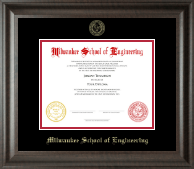 Milwaukee School of Engineering diploma frame - Gold Embossed Diploma Frame in Acadia