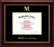 McPherson College diploma frame - Gold Embossed Diploma Frame in Gallery