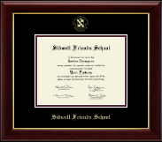 Sidwell Friends School Gold Embossed Diploma Frame in Gallery