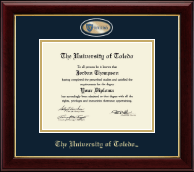 The University of Toledo Masterpiece Medallion Diploma Frame in Gallery