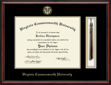 Virginia Commonwealth University diploma frame - Tassel & Cord Diploma Frame in Southport