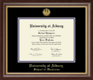 University at Albany State University of New York diploma frame - Gold Engraved Medallion Diploma Frame in Hampshire