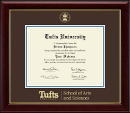 Tufts University diploma frame - Gold Embossed Diploma Frame in Gallery
