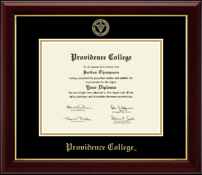 Providence College diploma frame - Gold Embossed Diploma Frame in Gallery