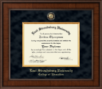 East Stroudsburg University Presidential Masterpiece Diploma Frame in Madison