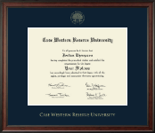 Case Western Reserve University diploma frame - Gold Embossed Diploma Frame in Studio