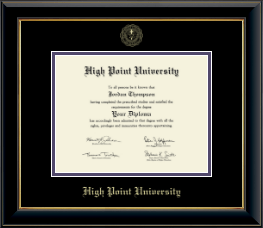 Gold Embossed Diploma Frame