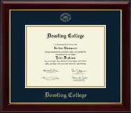 Dowling College diploma frame - Gold Embossed Diploma Frame in Gallery