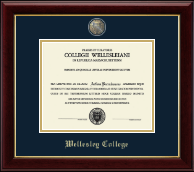 Wellesley College Masterpiece Medallion Diploma Frame in Gallery