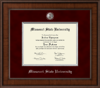 Missouri State University Presidential Masterpiece Diploma Frame in Madison
