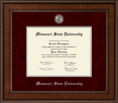 Missouri State University diploma frame - Presidential Masterpiece Diploma Frame in Madison