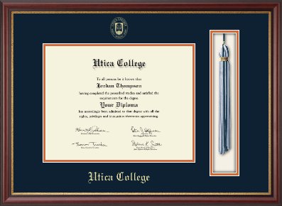 Utica College diploma frame - Tassel & Cord Diploma Frame in Newport