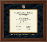 The University of Alabama at Birmingham Doctor of Nursing Practitioner- Presidential Masterpiece Diploma Frame in Madison