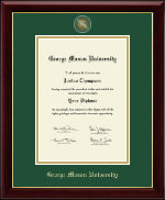 George Mason University diploma frame - Masterpiece Medallion Diploma Frame in Gallery