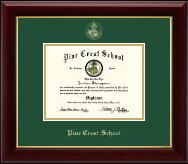 Pine Crest School diploma frame - Gold Embossed Diploma Frame in Gallery