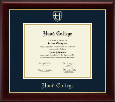 Hood College diploma frame - Gold Embossed Diploma Frame in Gallery