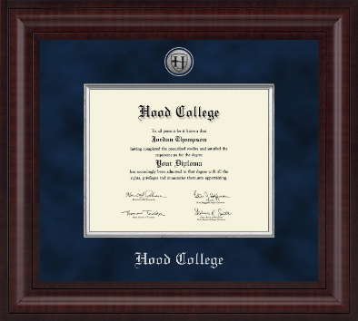 Hood College diploma frame - Presidential Silver Engraved Diploma Frame in Premier