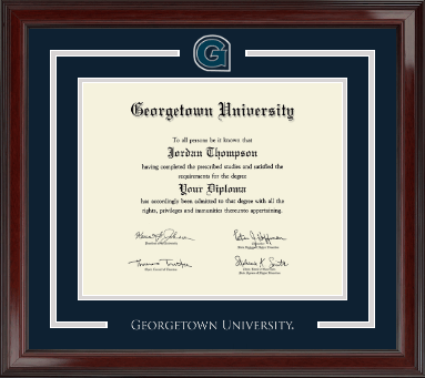 Georgetown University diploma frame - Spirit Medallion Diploma Frame in Encore