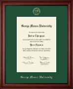 George Mason University diploma frame - Gold Embossed Diploma Frame in Cambridge