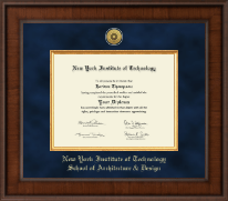 New York Institute of Technology diploma frame - Presidential Gold Engraved Diploma Frame in Madison