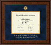 New York Institute of Technology diploma frame - Presidential Gold Engraved Diploma Frame in Madison