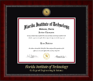 Florida Institute of Technology diploma frame - Gold Engraved Medallion Diploma Frame in Sutton