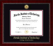 Florida Institute of Technology diploma frame - Gold Engraved Medallion Diploma Frame in Sutton