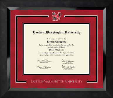 Eastern Washington University diploma frame - Spirit Medallion Diploma Frame in Eclipse