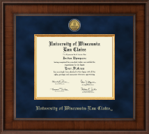 University of Wisconsin Eau Claire diploma frame - Presidential Gold Engraved Diploma Frame in Madison