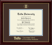 Tufts University diploma frame - Gold Embossed Diploma Frame in Gallery